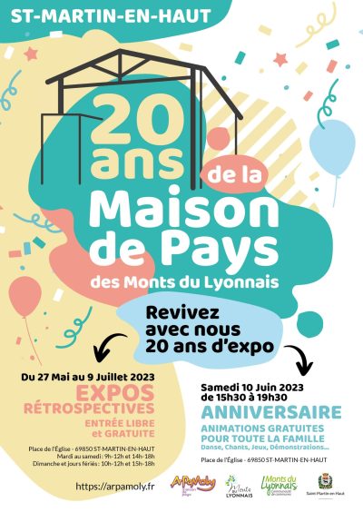 20 ans de la Maison de Pays des Monts du Lyonnais - Saint Martin en Haut - Monts Actus