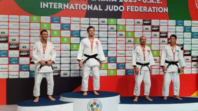20231103_médaille bronze martial barrot championnat du monde judo vétérans_Saint Symphorien sur Coise