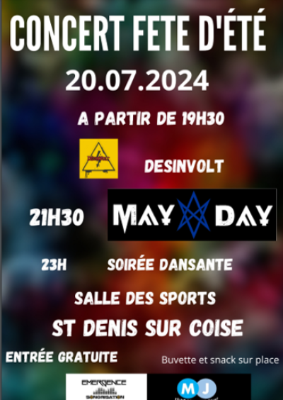 Concert Saint Denis sur Coise -20 juillet 2024- Monts Actus