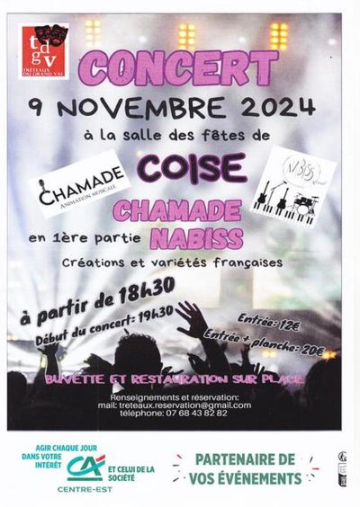 Concert coise -9 novembre 2024- Monts Actus