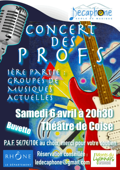 Concert des profs Coise -6 avril 2024- Monts Actus