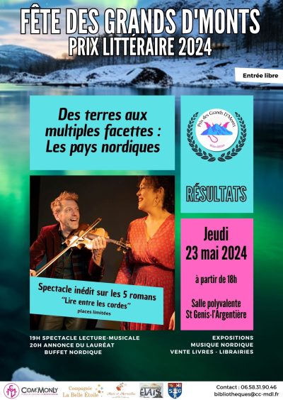 Fête de clôture du prix littéraire nordique St Genis l'Argentiere -23 mai 2024- Monts Actus