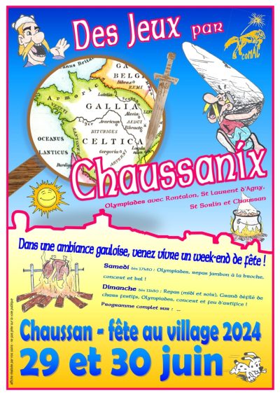 Fete du village Chaussan -29 et 30 juin 2024- Monts Actus