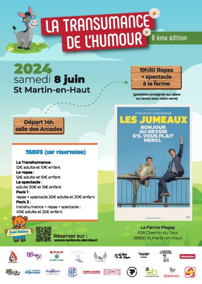 La transhumance de l'humour Saint Martin en Haut -8 juin 2024- Monts Actus