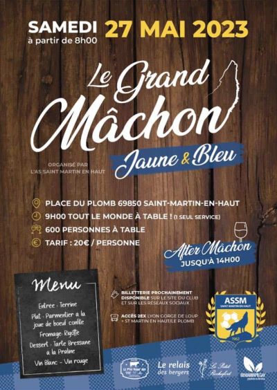 Le Grand Machon Jaune & Bleu - Saint Martin en Haut - Monts Actus