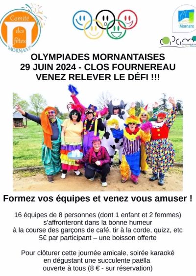 Les Olympiades Mornantaises -29 juin 2024- Monts Actus