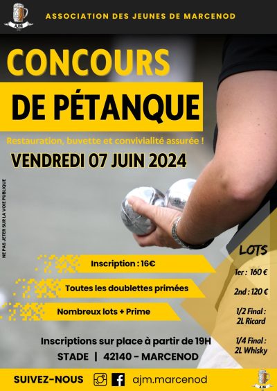 Petanque marcenod -7 juin 2024- Monts Actus