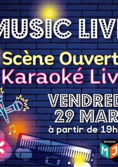 Soiree Music Live Brindas -29 mars 2024- Monts Actus