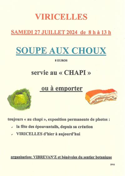 Soupe aux choux Viricelles -27 juillet 2024- Monts Actus