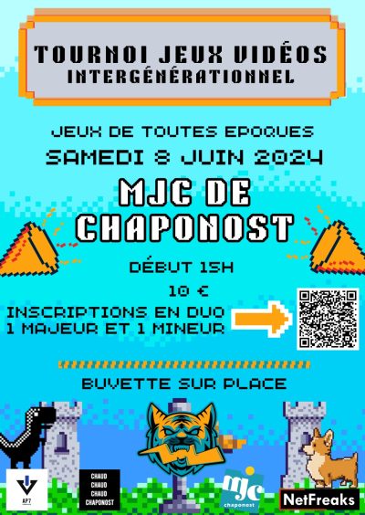 Tournoi jeux videos Chaponost -8 juin 2024- Monts Actus