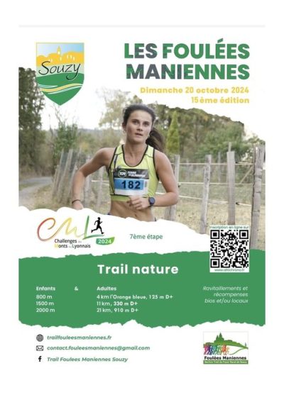 Trail des Foulées Maniennes Souzy -20 octobre 2024- Monts Actus