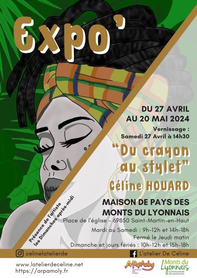 Vernissage expo Celine Houard Saint Martin en haut-27 avril 2024- Monts Actus