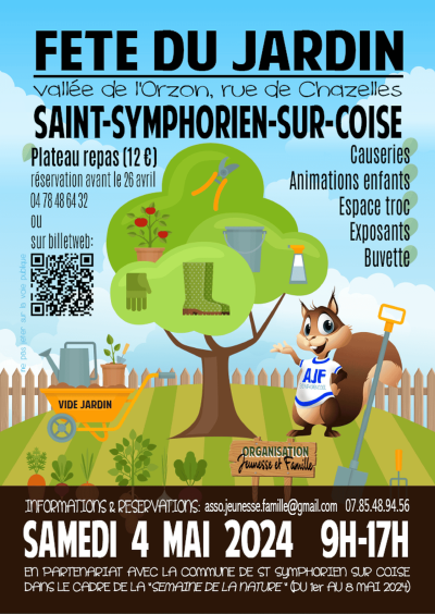 fete du jardin Saint Symphorien sur Coise -5 mai 2024- Monts Actus
