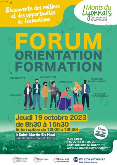 forum orientation formation - 19 octobre 2023 - saint martin en haut - monts du lyonnais - monts actus