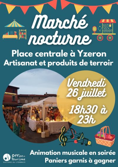 marché nocturne Yzeron -26 juillet 2024- Monts Actus