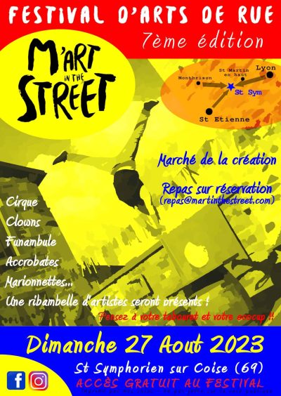 mart in the street 2023 - saint symphorien sur coise - 27 aout 2023 - monts actus