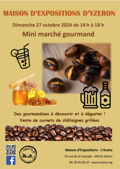 mini marché gourmand Yzeron -27 octobre 2024- Monts Actus