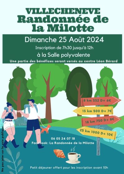 randonnée de la milotte Villechenève -25 août 2024- Monts Actus