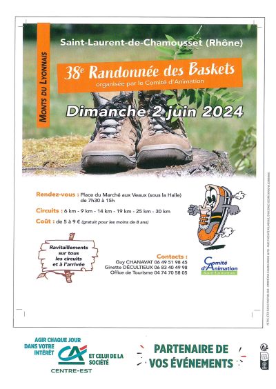 randonnee des baskets Saint Laurent de chamousset -2 juin 2024- Monts Actus