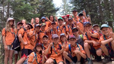 scout de la coise 8 11 ans camp chambon sur lignon été 2023 - monts du lyonnais - monts actus