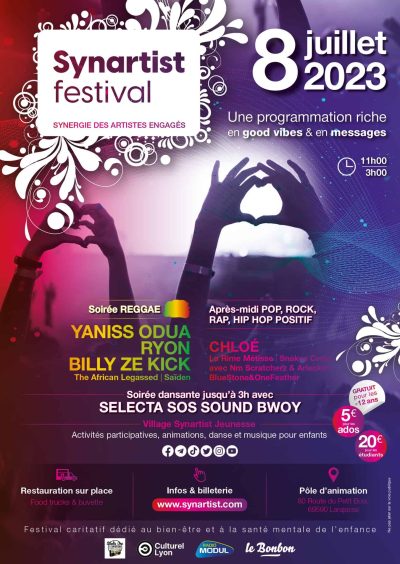 synartist festival 8 juillet 2023 - larajasse - monts actus